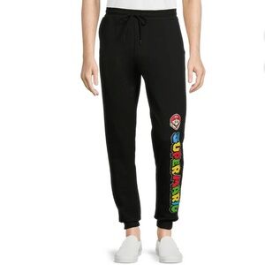 Men’s Super Mario, black joggers size XXL